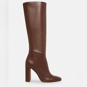 Steve Madden Ally Brown Leather Boots